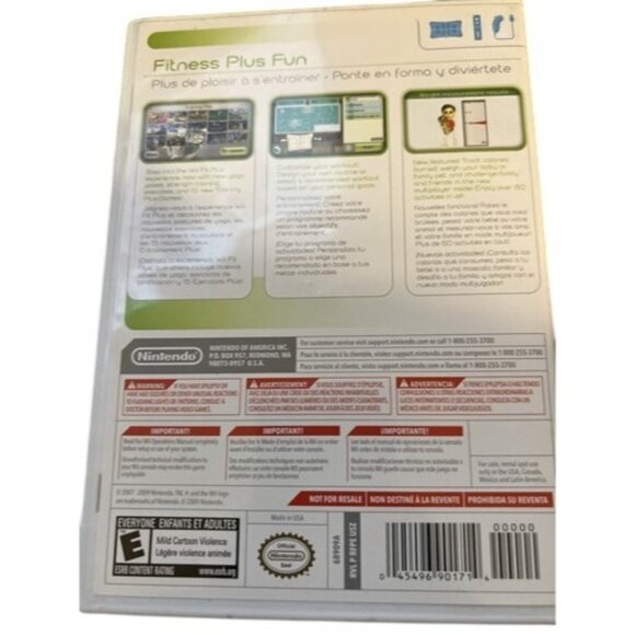 Wii Fit Plus Nintendo Wii 2009 Complete Set With Disc Case & Manuals - Picture 2 of 3